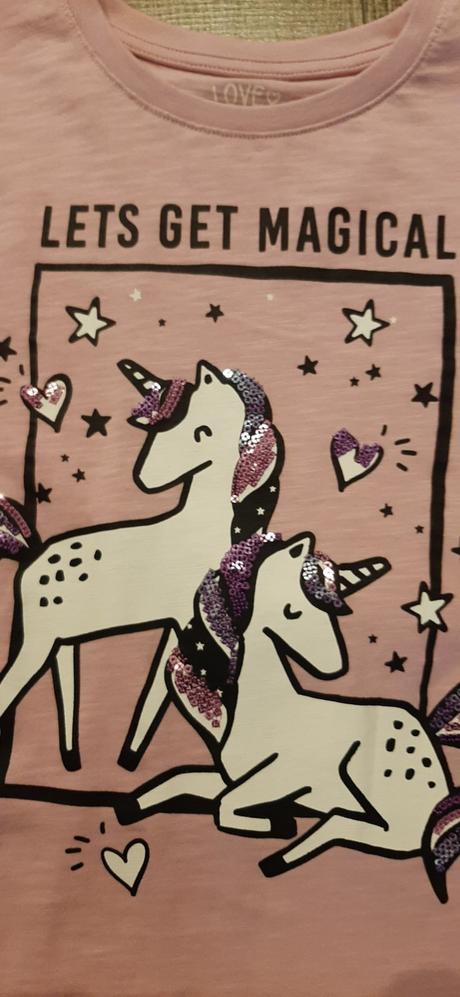 Tričko s jednorožcami eu 134-140, f&f,140
