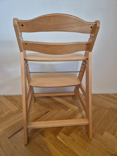 Drevena rastuca stolicka + bouncer, hauck