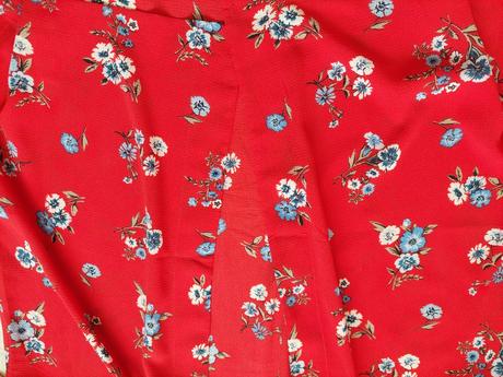 Letný kvetovaný prehoz s, h&m,s