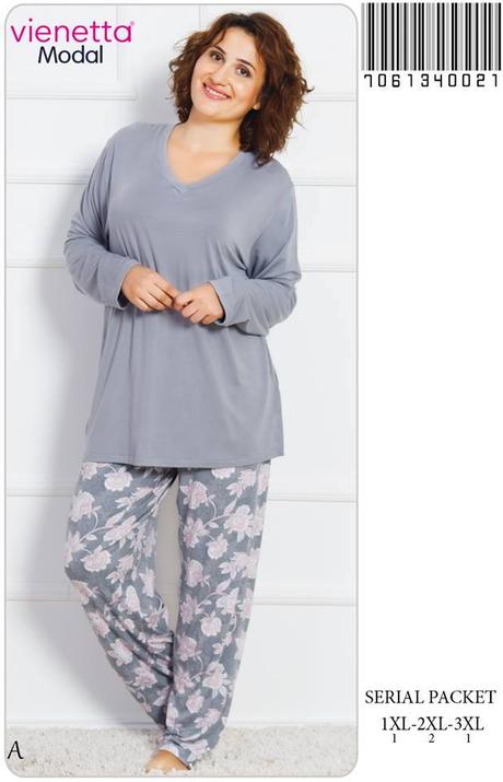 Dámske bavlnené kvalitné pyžamo legínové nohavice, l - xxxl