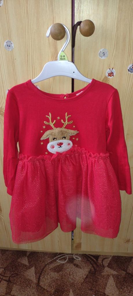 Vianočné šaty veľkosť 92, pepco,92