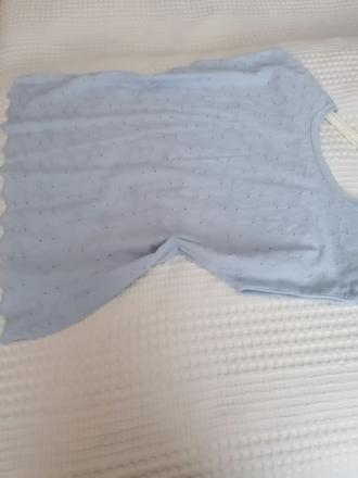Sivomodre tenké dámske tričko, bonprix,l