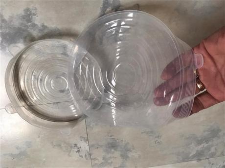 Silikónové prikrývky 2 ks,