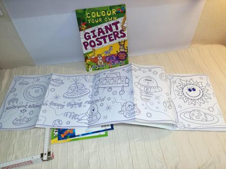 Hinkler colour your own giant posters x4,