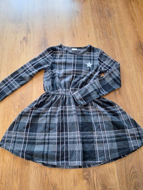 Kockované teplé šaty, f&f,146