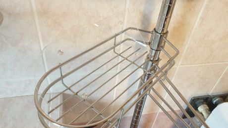 Chromový stojan do kúpelne, 