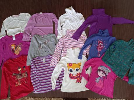 Tricka dlhý rukáv + rolaky 122, 122