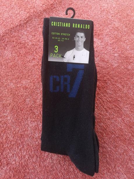 Cristiano ronaldo ponožky 3 páry veľkosť 40-43, 40 / 42 / 44
