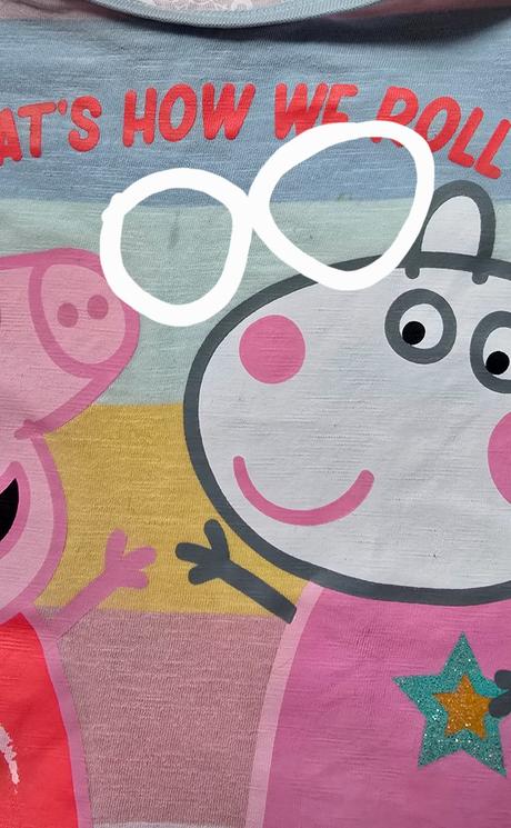 Tričko peppa pig, tesco,104