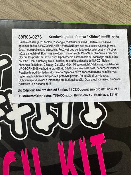 Graffity súprava kriedová,