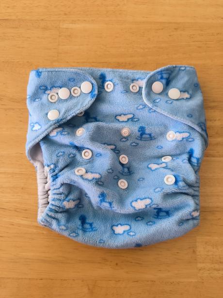 Látkové plienky používané - rôzne značky - darujem, blueberry