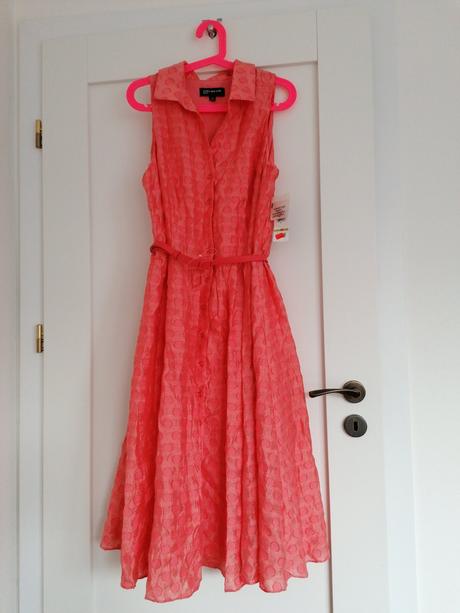 Lososove retro šaty, 44