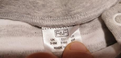 Pyžamo veľkosť 3-6mesiacov, f&f,62
