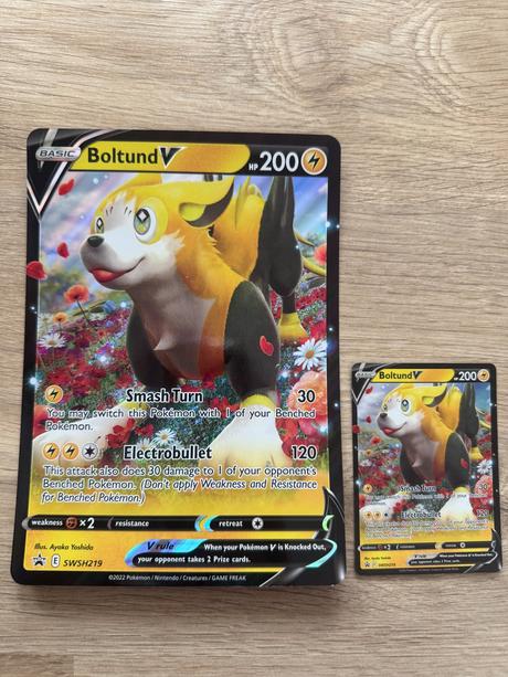 Jumbo pokémon karty - veľké (oversize) - originál,
