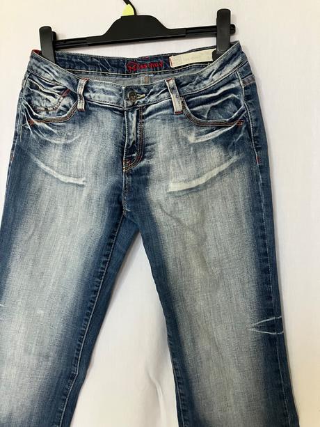 Dámske modré y2k low waist rifle vintage, l