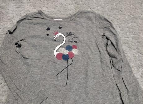 Tričko s plameniakom, 5-6r, ovs,116