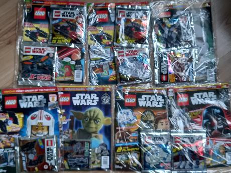 Lego star wars časopis a hračky,