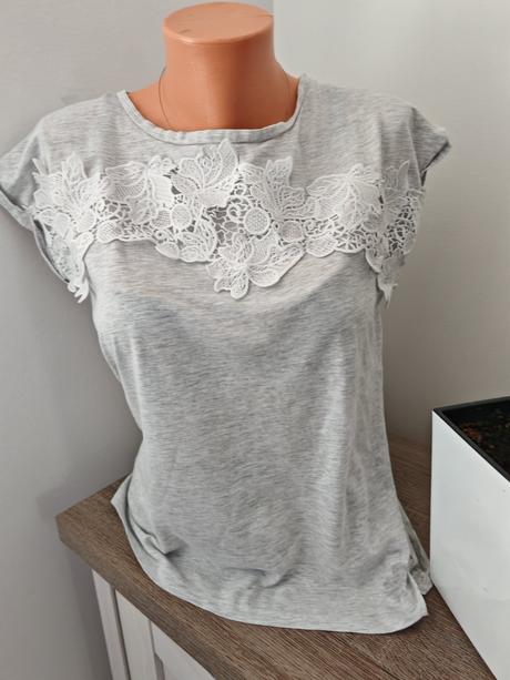 Tričko s krajkou m, m