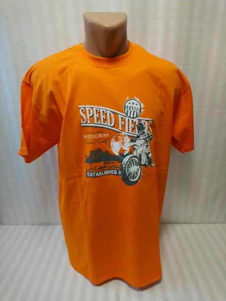 Pánske oranžové tričko speed fields, fruit, l, l