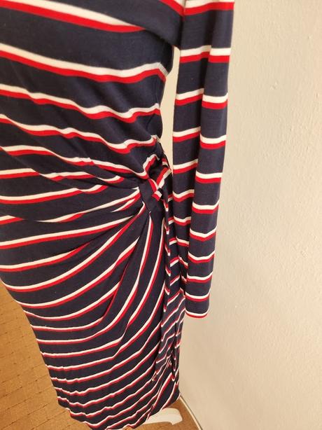 Elastické červeno-modré šaty gant veľ. 38, gant,38