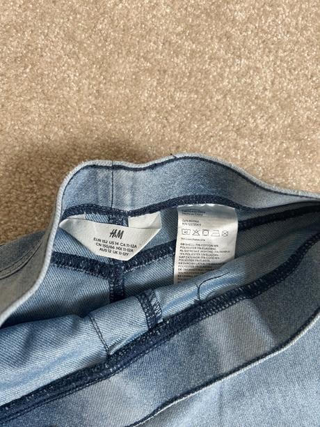 Široké rifle veľ.152, h&m,152