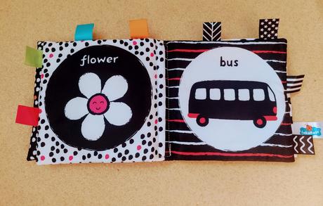 Kontrastná látková kniha, 