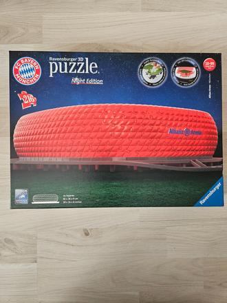3d puzzle allianz arena fc bayern mníchov,