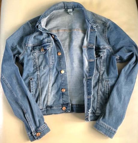 Xl riflová bunda h&m, 42/44, h&m,xl