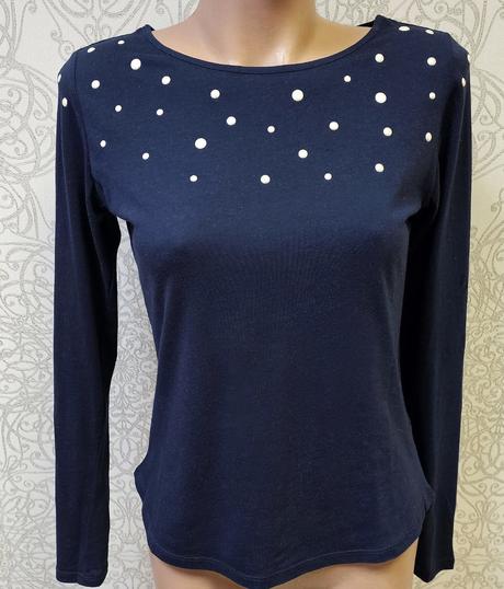 Tričko s perličkami, h&m,164