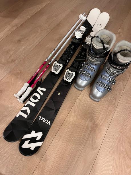 Lyže volkl lyžiarky salolomon, volkl,120-129 cm