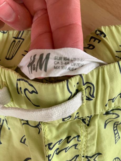 Kraťasy h&m, h&m,104