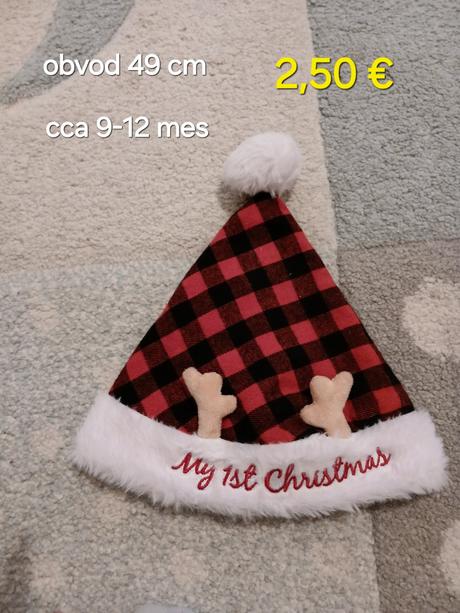 Vianocna ciapka my first christmas, 80