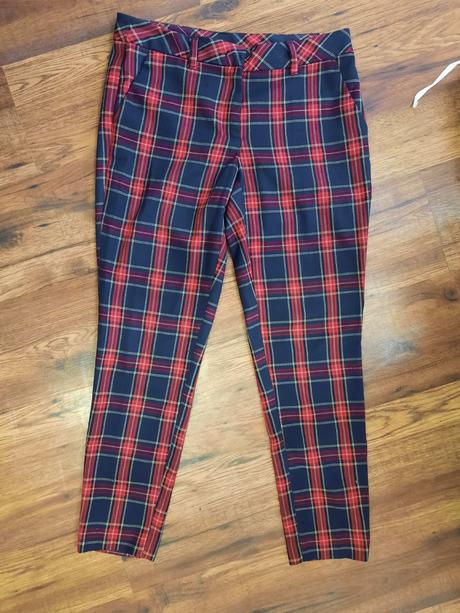 Kockované nohavice, yessica,36