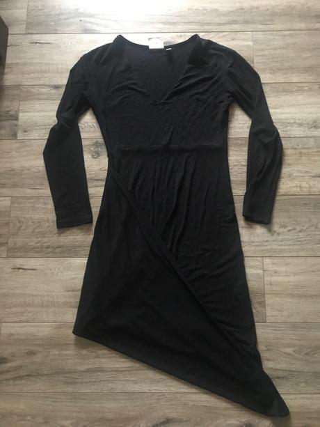 Asymetrické čierne šaty, sugarbird,s