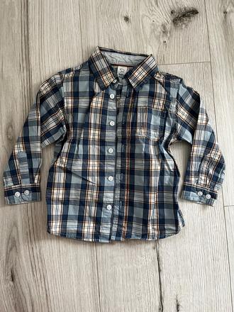 Modrá kockovaná košeľa, baby club,86