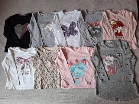 Tričká s dlhým rukávom, veľ 116, 116