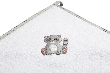 Sensillo detská osuška froté šedý mýval 100x100 cm,