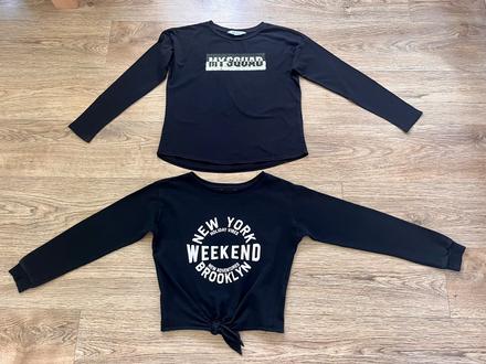 Mikina + tričko gratis, h&m,146