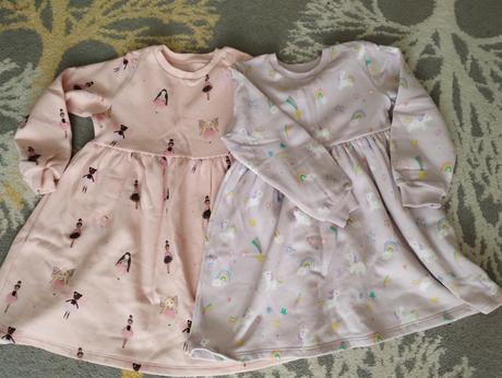 Teplé šaty pre dievčatá, f&f,116