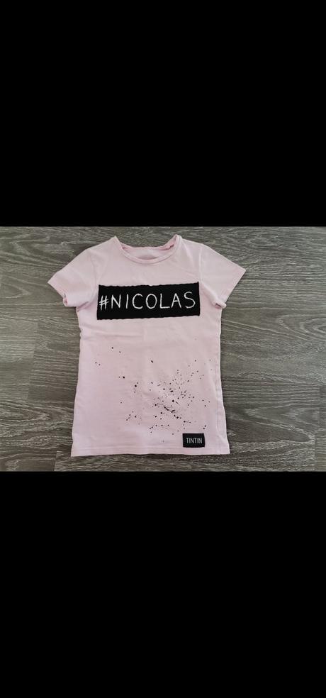 Tričko tin tin - nicolas, 122