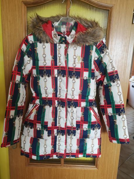 U.s. polo assn. dievčenská zimná bunda 12-13 rokov, u.s. polo assn.,152 / 158