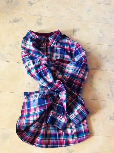 Športová kockovaná košeľa, xxl