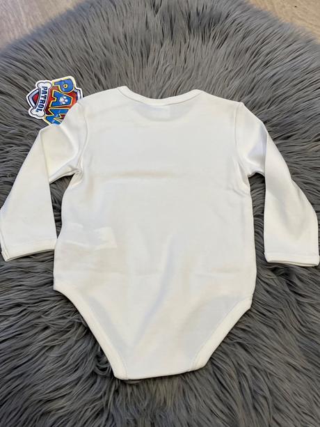 Chlapčenské body dlhý rukáv paw patrol (6-9 mes.), original marines,68