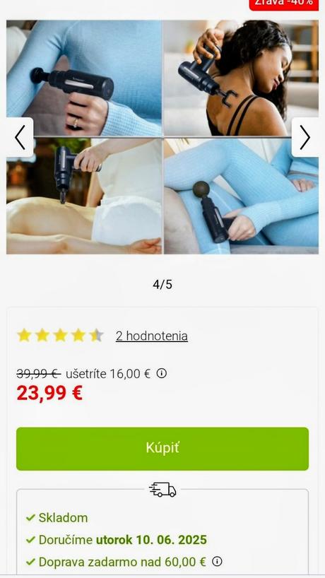 Masážna pištoľ,