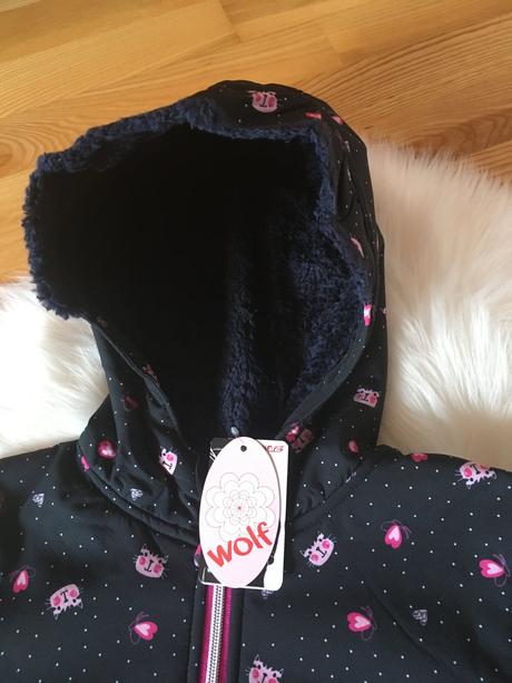 Dievčenská softshellova bunda - viac veľkostí., wolf,128 / 134