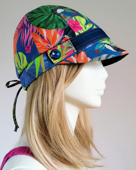 Letná čiapočka so šiltom pre dievčatko 3-7rokov, 104 / 110 / 116 / 122 / 128