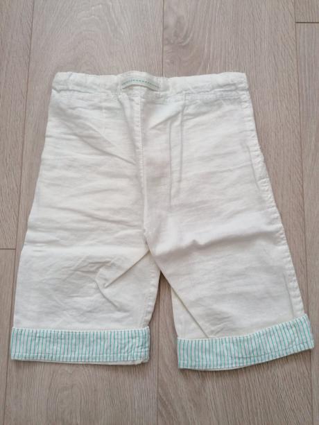 Ľanové nohavice v. 104, h&m,104