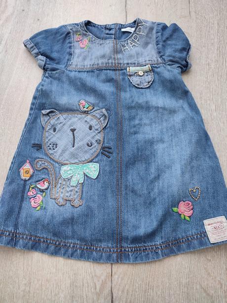 Šaty s mačičkou, next,86