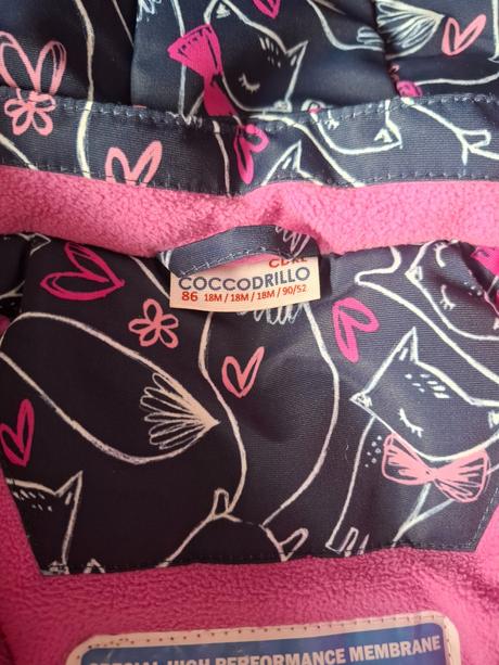 Zimný overal, vel 86, coccodrillo,86