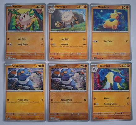 Pokémon karty "paldea evolved" (6), 